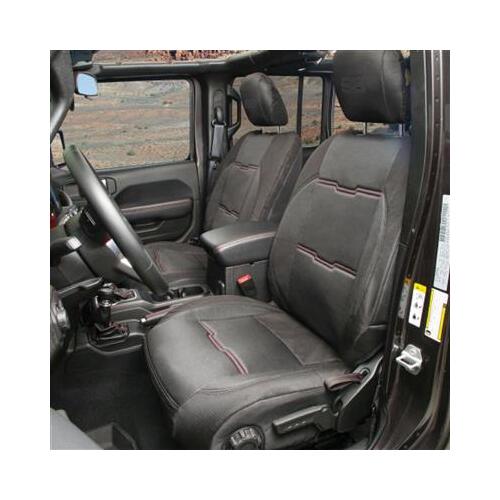 JT GEN2 Front and Rear Seat Cover Kit Black